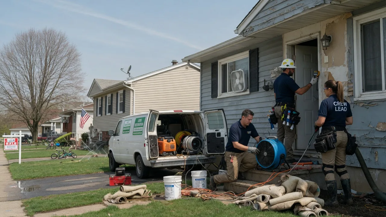 Flood Cleanup in Shelby, MI near me